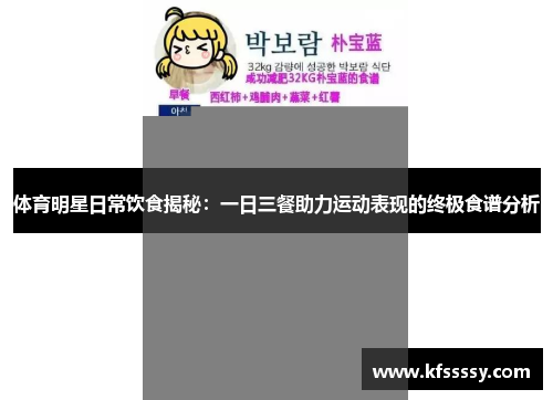 体育明星日常饮食揭秘：一日三餐助力运动表现的终极食谱分析